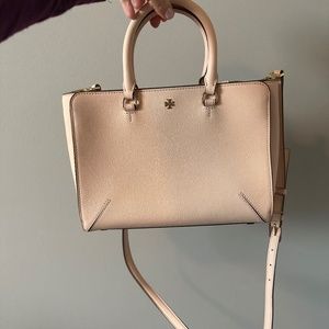 Tory Burch Cream Satchel Bag